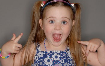 Cute happy girl